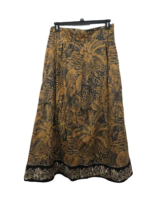 Мягкое окружение размер большой вышитый Midi воздушный шар юбка богемное напечатано новый - Изображение 1 из 4