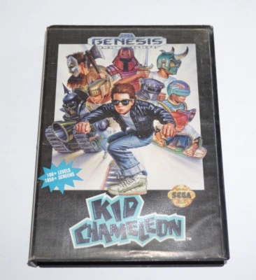 Kid Chameleon (Sega Genesis, 1992) Game & Case - Image 1 of 4