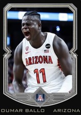 Custom Card Oumar Ballo Arizona Wildcats (Blank Back)