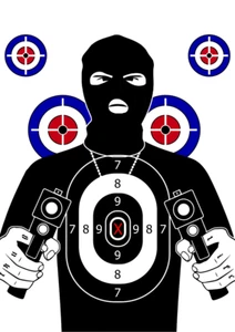 Splatter Target A4 Shoot Rifle Pistol Reactive Air Cheap Targets - FREE POSTAGE - Picture 1 of 1
