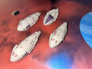 Star Trek Micro Machines Lot X4 Kazon Mothership Alien Wars Space Ship Fleet - Picture 1 of 1