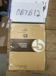 John Deere 6101 Engine Service Repair Component Technical Manual CTM61 - Picture 1 of 10