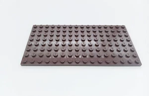 LEGO 8x16 Piastra di base MARRONE SCURO - 8x16 BORCHIE (SPILLE) - Nuovissima - Foto 1 di 3