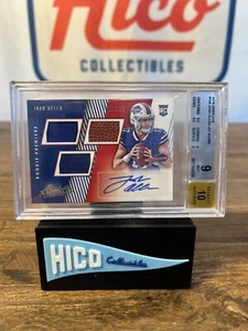 2018 Absolute Rookie Premiere Materiale Josh Allen #154/365 BGS 9 & 10 Auto - Foto 1 di 2