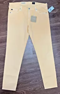 AG Adriano Goldschmied Super Skinny Legging Ankle Jeans Damen Gr. 32 Peach - Bild 1 von 8