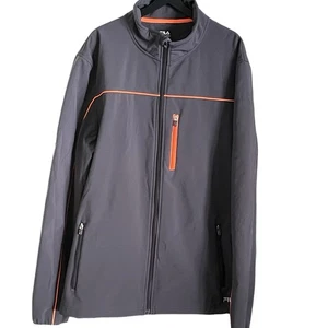 Fila Men’s Tech Style Jacket Size XXL Full Zip Pockets Gray Microfiber - Picture 1 of 8