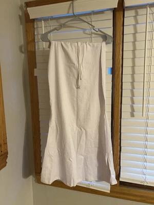 Enagua moldeadora de sari para mujer faldas algodón con forma lateral # Foto 1 de 4