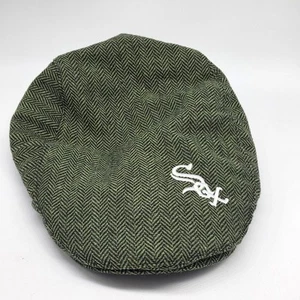 Cappello/Berretto Kick 10 Chicago White Sox Tweed Verde Newsboy Prev. Di proprietà - Foto 1 di 12