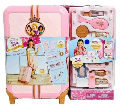Disney Princesa 👑 MALETA ESTILO JUEGO 34 BONIFICACIÓN Accesorios de Viaje + TOTE! NUEVO  Foto 1 de 4