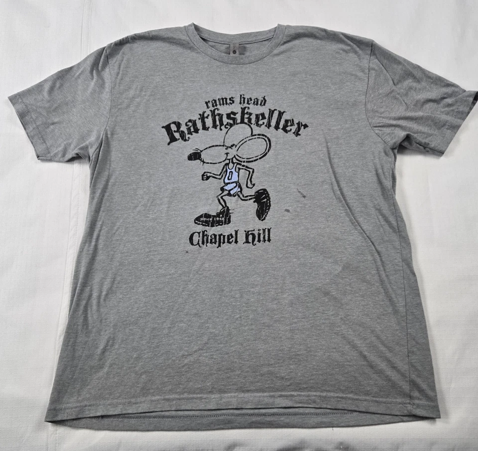 Rathskeller "The Rat" T-shirt Chapel Hill NC UNC Tarheels Short Sleeve Size XL - Image 1 of 4