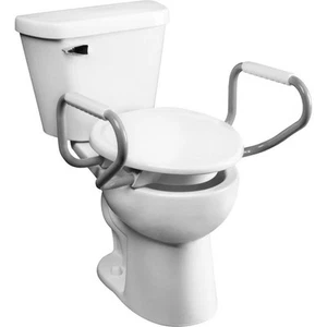 Assurance Erhöhter 3-runder Premium Kunststoff WC-Sitz vorne geschlossen in weiß mit - Bild 1 von 5