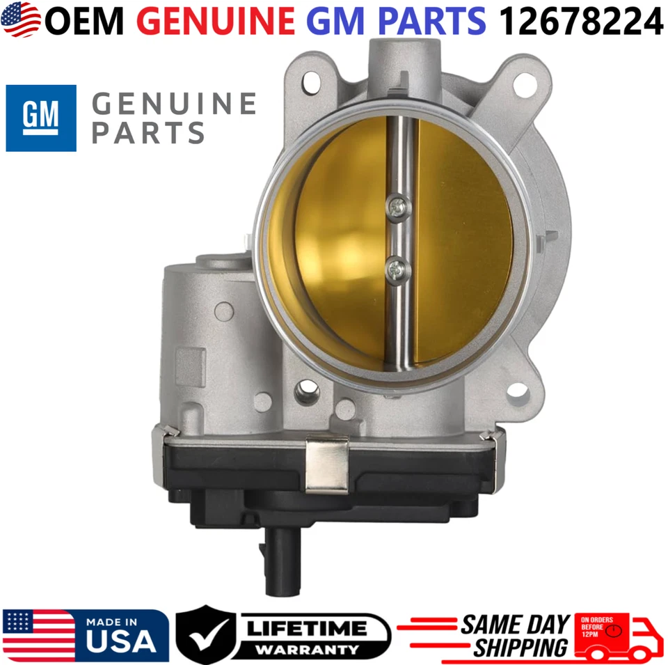 Cuerpo de acelerador genuino OEM para Chevrolet, GMC Sierra 1500 Yukon 5,3 L V8, 12678224 Foto 1 de 4