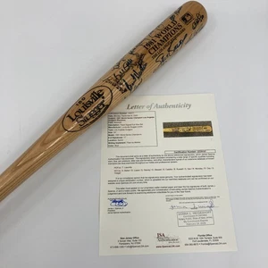 1981 Los Angeles Dodgers World Series Champs Team Signed Baseball Bat JSA COA - Picture 1 of 12