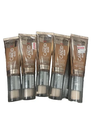 5 Pack Revlon PhotoReady Candid Glow Moisture Glow Foundation 510 Cappuccino NEW - Image 1 of 2