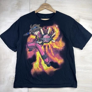 Vintage Bakugan Battle Brawlers Graphic T-Shirt Kids Youth Size XL Y2K Anime - Picture 1 of 6