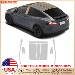 For Tesla Model X 2022-2025 Sunroof Precut Paint Protection Film Clear PPF TPU - Picture 1 of 12