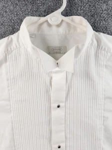 Eton formelles Hemd Baumwolle modern Savoy Flügel französische Manschette 18 Estland - Bild 1 von 19