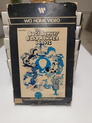 The Bugs Bunny Road Runner Warner VHS WCI Home Video Big Box 1979 1st release Foto 1 de 4