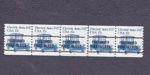 PNC5 17c Auto P/C 4C Line Gap ( LG) US #1906a MNH - Picture 1 of 2