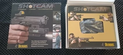 BURRIS SHOTCAM *CÁMARA PISTOLA* GRABA LO QUE DISPARAS. MIRA LÁSER NUEVA EN CAJA  Foto 1 de 4