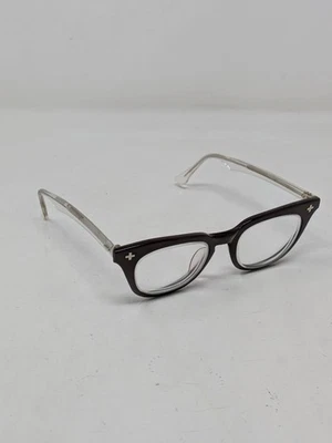 Gafas de seguridad Bausch + Lamb B+L marrón 42-11 5 1/2 logotipo cruzado MCM Foto 1 de 4