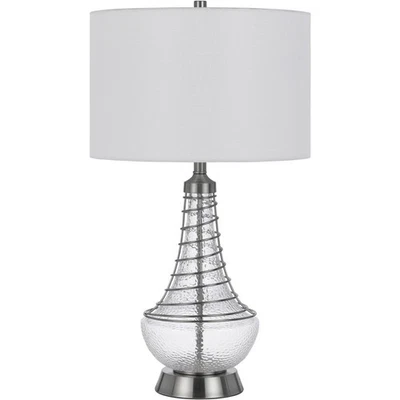 Настольная лампа CAL Lighting & Accessories BO-3130TB Baraboo матовая сталь и серебро - Изображение 1 из 4