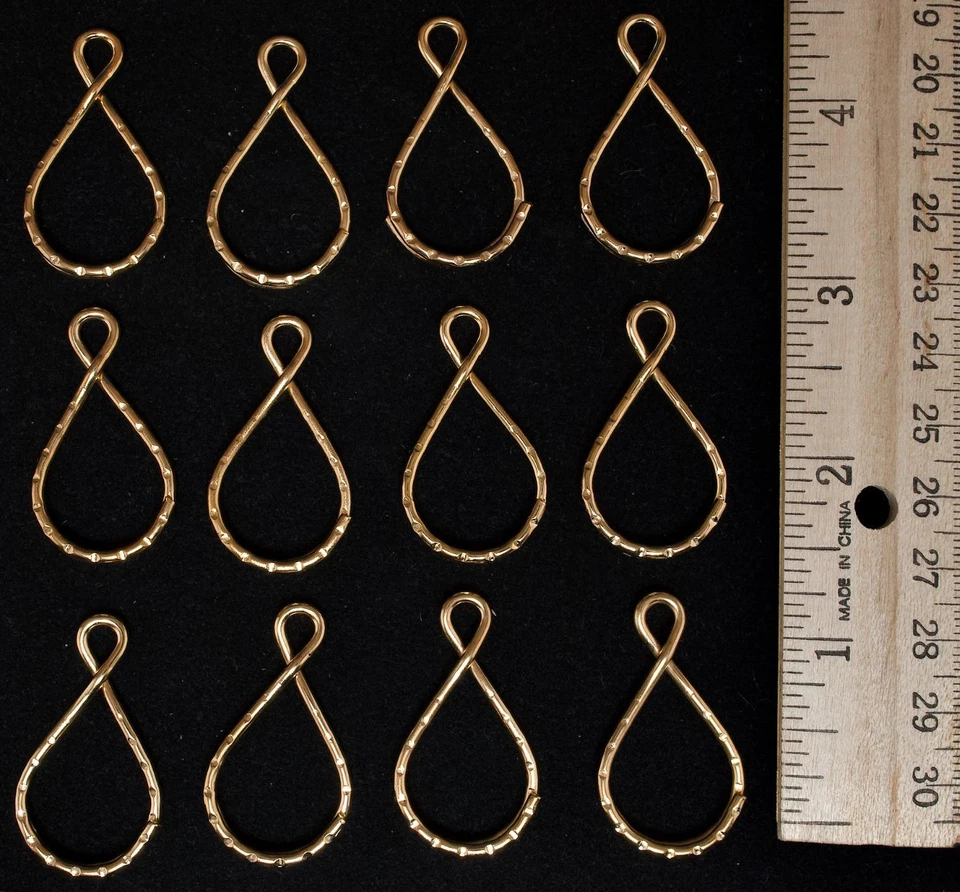 Lote de 12 piezas Figura de fantasía 8 Anillo dividido Llavero Llavero Llavero Chapado en oro Foto 1 de 1