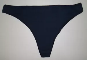 NOBO NO BOUNDARIES DARK BLUE THONG PANTIES S SMALL JUNIORS - Picture 1 of 2