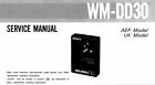 SONY WM-DD30 SERVICE MANUAL BOOK IN ENGLISH CASSETTE PLAYER