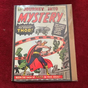 2011 THOR JOURNEY INTO MYSTERY #83 ASGARD PRESS VINTAGE MARVEL FUMETTI SERIE POSTER - Foto 1 di 5