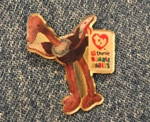 Stretchy The Ostrich~McDonald's Ty Teenie Beanie Babies Crew Lapel Pin~Vintage - Picture 1 of 3