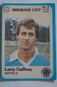 Phillips Soccer League Vintage 1978 Scanlens Card Brisbane City Larry Gaffney - Picture 1 of 4
