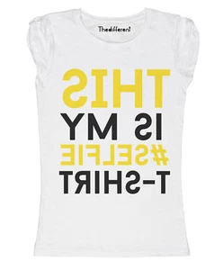 Nueva Camiseta Mujer Fiammata Esta Es Mi Idea De Regalo Selfie - Picture 1 of 1