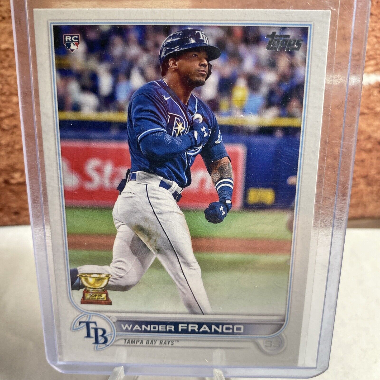 2022 Topps Series 1 #215 WANDER FRANCO Flagship Rookie Card RC Tampa Bay Rays