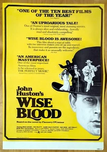 Póster original Wise Blood (1979) 11"x17" John Huston Brad Dourif - Imagen 1 de 2