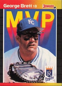 1989 Donruss Bonus MVP's George Brett Kansas City Royals #BC-7B