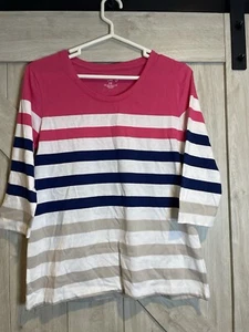 Coral Bay Women's Petite PM Long Sleeve NWT - Picture 1 of 9