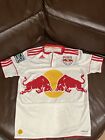 Kids Red Bulls Jersey Size Med. Adidas ClimaCool