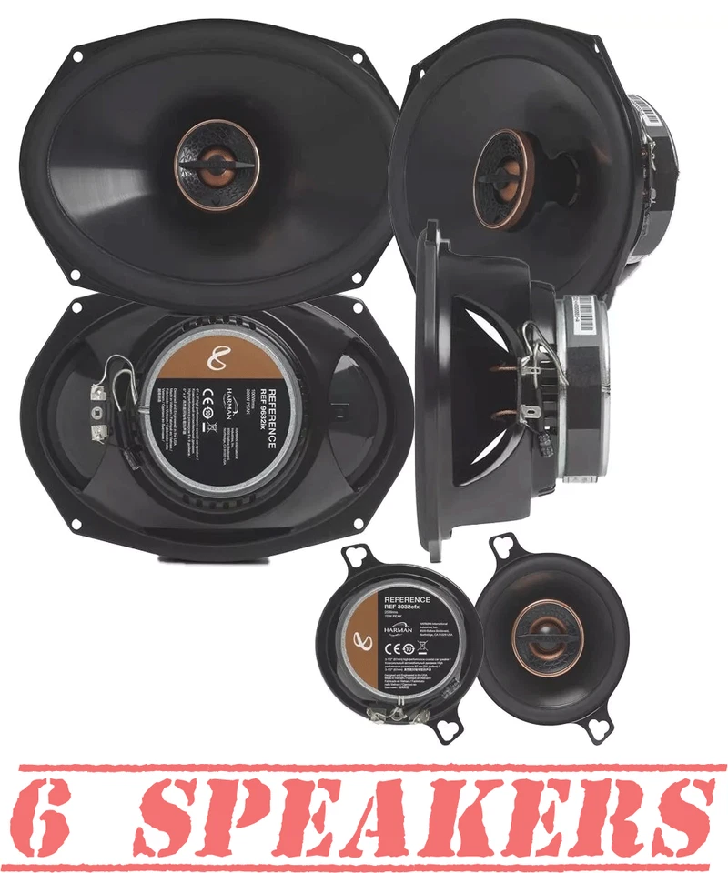 Infinity 6x9" FRONT/REAR  DOORS & 3.5" Dash Speakers for 2009-2024 RAM 1500,2500 - Image 1 of 4