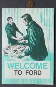 1971 Dearborn Michigan Willkommen bei Ford Motor Car Company neue Mitarbeiterbroschüre--- - Bild 1 von 1