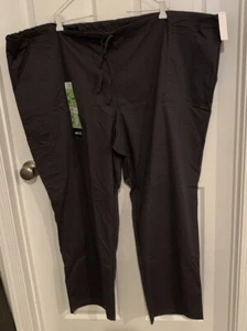 ScrubStar Gray Unisex Drawstring Pants - 3XL - NEW - Picture 1 of 3