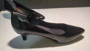 Zapatos de salón Rockport para mujer talla EE. UU. 6,5" total movimiento puntiagudo charol negro - Imagen 1 de 18