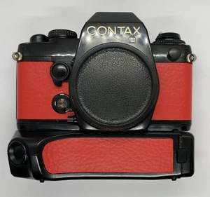 Recubrimiento de cubierta de cuero sintético de repuesto para cámara y bobinadora de cuarzo Contax 139 - Imagen 1 de 11