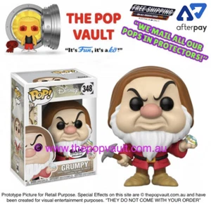 FUNKO POP VINYL DISNEY SNOW WHITE AND THE SEVEN DWARFS #348 GRUMPY BNIB VAULTED. - Picture 1 of 7