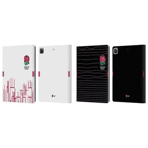 OFFICIAL ENGLAND RUGBY UNION 2022/23 CREST KIT LEATHER BOOK CASE FOR APPLE iPAD - Picture 1 of 8