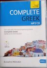 Teach Yourself Complete GREEK Audio Cours MP3 CD SEULEMENT (PAS DE LIVRE !!) très bon état