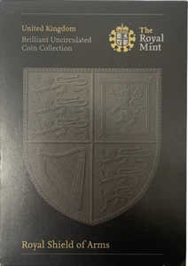 2008 THE ROYAL MINT BU ROYAL SHIELD OF ARMS & EMBLEMS OF BRITAIN - DOUBLE PACK - Picture 1 of 4