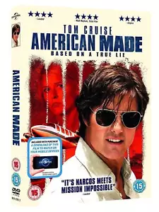 AMERICAN MADE TOM CRUISE DOMHNALL GLEESON UNIVERSAL UK DVD NEW AND SEALED - Picture 1 of 1