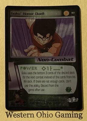 Dragon Ball Z CCG Goku Honor Duel! #101 Foil TCG Sayian Saga - Image 1 of 2
