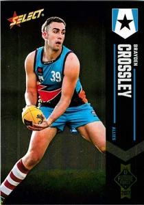 2017 Gold Coast Suns AFL Select Future Force Rookie Card - Brayden Crossley - Picture 1 of 3